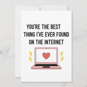Tarjeta Festiva Eres lo mejor que he encontrado en Internet