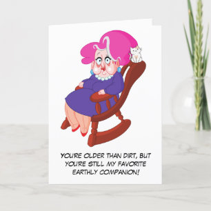Tarjeta Festiva Eres Más Viejo Que la Mugre Día de San Valentín