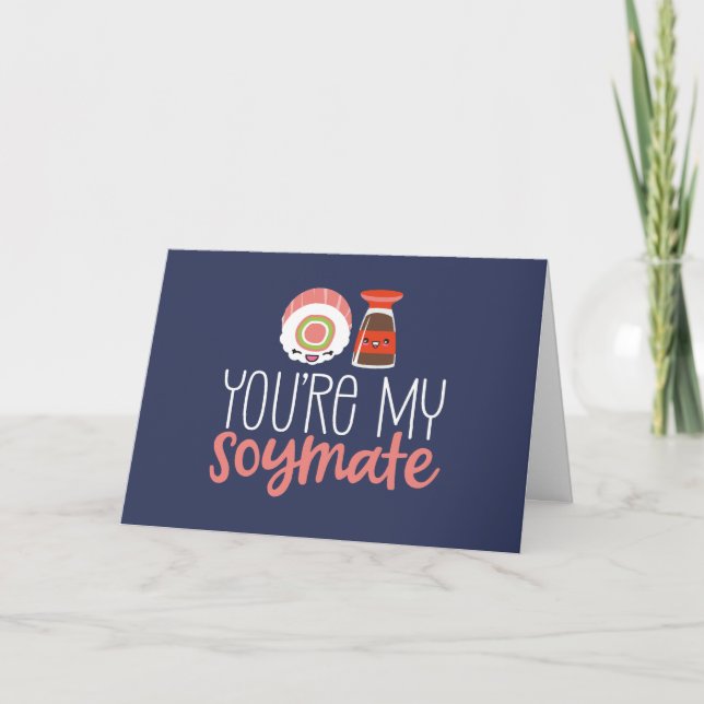 Tarjeta Festiva Eres mi El día de San Valentín gracioso de Soymate (Anverso)