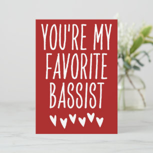 Tarjeta Festiva Eres mi El día de San Valentín gracioso favorito