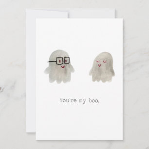 Tarjeta Festiva "Eres Mi Fantasma"
