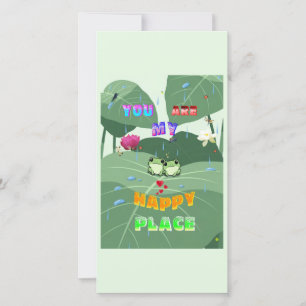 Tarjeta Festiva Eres Mi Lugar Feliz