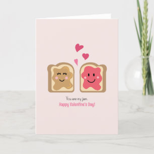 Tarjeta Festiva Eres mi mermelada, El día de San Valentín Card Cut