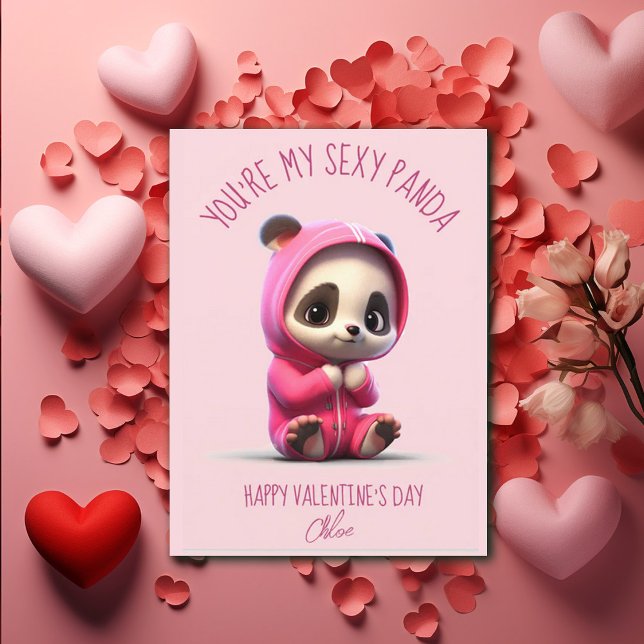 Tarjeta Festiva Eres Mi Panda Sexy - Día de San Valentín (Subido por el creador)