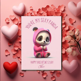 Tarjeta Festiva Eres Mi Panda Sexy - Día de San Valentín