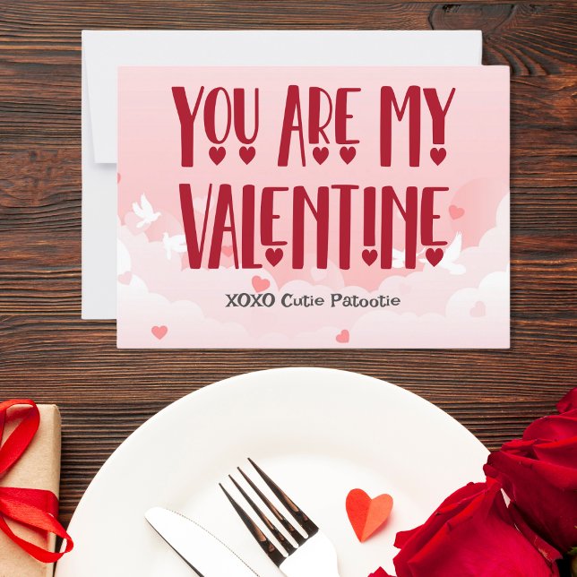 Tarjeta Festiva Eres mi valentina (Subido por el creador)