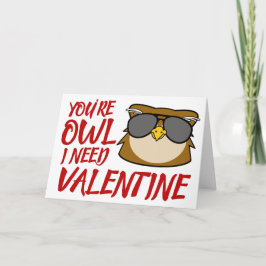 Tarjeta Festiva Eres Owl que necesito