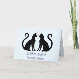 Tarjeta Festiva Eres Purr-fect para mí