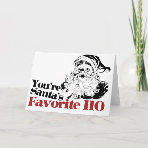 Tarjeta Festiva Eres Santa Favorita HO
