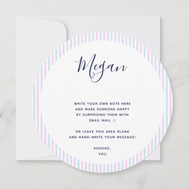 Tarjeta Festiva ¡Eres tan hermosa! (Anverso)