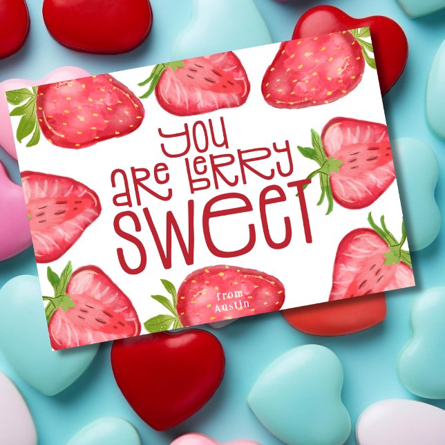 Tarjeta Festiva eres un el día de San Valentín divertido de berry  (Subido por el creador)