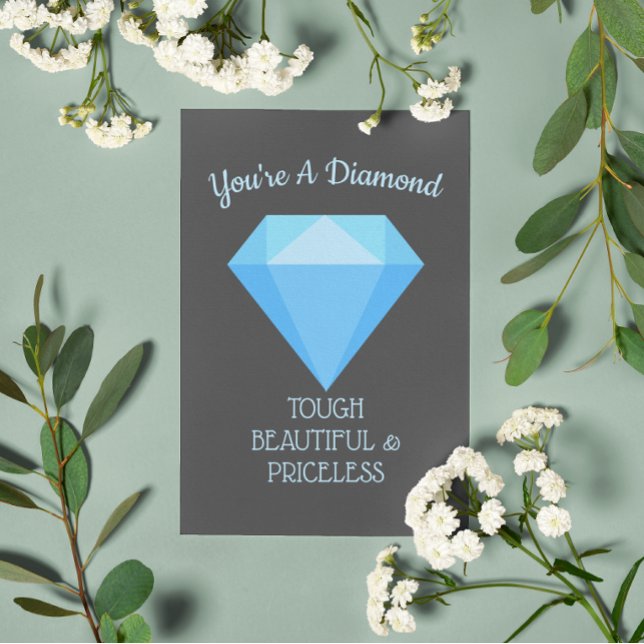 Tarjeta Festiva Eres un incentivo de diamantes, mejor carta (Subido por el creador)