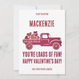 Tarjeta Festiva Eres un montón de El día de San Valentín divertido