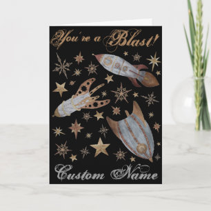 Tarjeta Festiva Eres una explosión - Personalizado Steampunk
