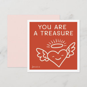 Tarjeta Festiva Eres una Rubí Preciosa de San Valentín