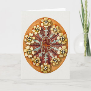 Tarjeta Festiva Ernst Haeckel Artforms Of Nature Greeting Card