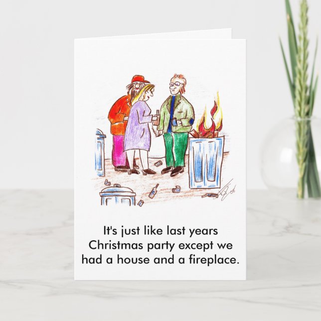 Tarjeta Festiva Es como el fiesta del año pasado. (Anverso)