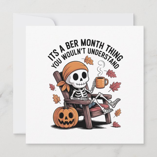 Tarjeta Festiva Es Cosa de Mes Ber, No Lo Entenderías (Anverso)