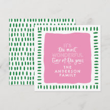 Es el momento más maravilloso: Modern Pink & Green