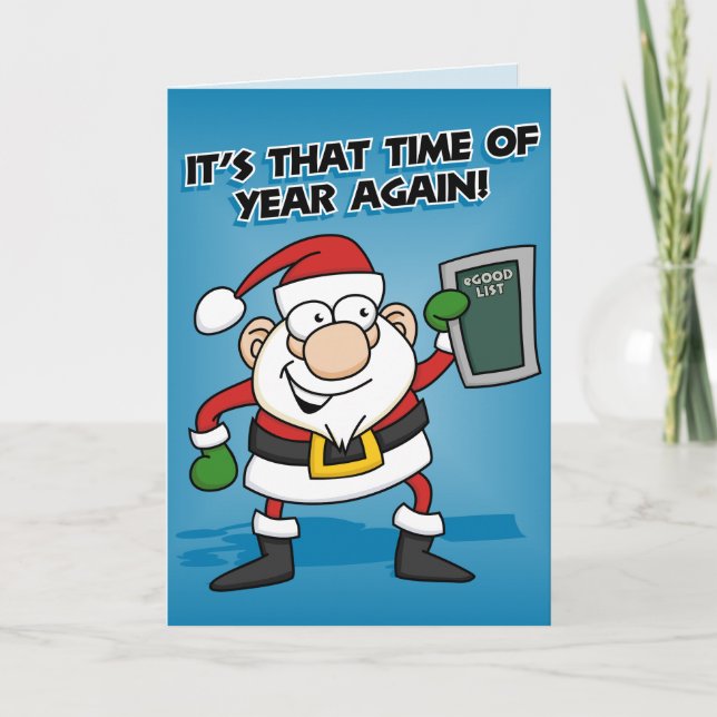 Tarjeta Festiva Es ese vez del año otra vez (Anverso)