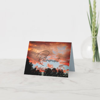 Tarjeta Festiva Es hora de disfrutar de los atardeceres - Jubilaci