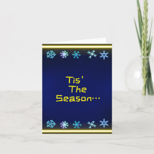 Tarjeta Festiva Es la temporada