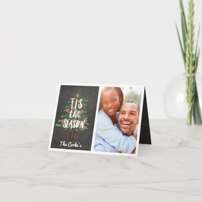 Tarjeta Festiva es la temporada (Anverso)