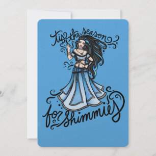 Tarjeta Festiva es la temporada de shimmies