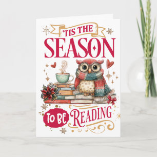 Tarjeta Festiva Es la Temporada para Leer 