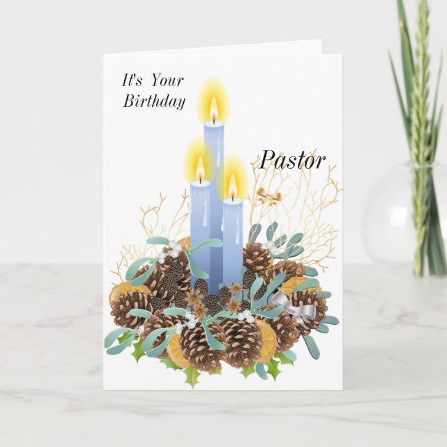 Tarjeta Festiva Es tu pastor de cumpleaños (Anverso)