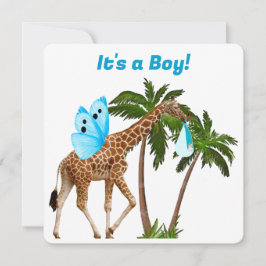 Tarjeta Festiva Es un Boy Notecard