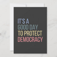 Es un buen día para proteger la democracia