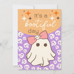 Tarjeta Festiva Es un día hermoso de Halloween