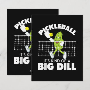 Tarjeta Festiva Es un gran enredo - Pala de pickleball divertida