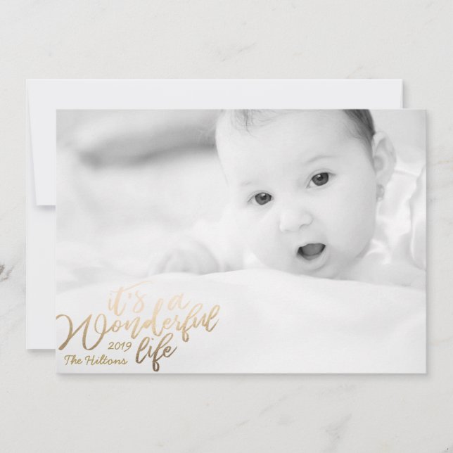 Tarjeta Festiva Es un maravilloso Relieve metalizado de vida Navid (Anverso)