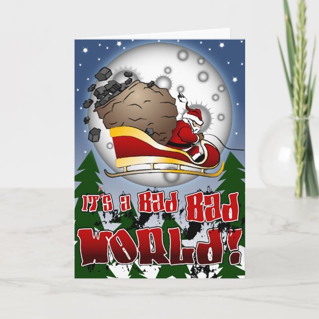 Tarjeta Festiva ¡Es un MÚN MÚN mundo! (Anverso)