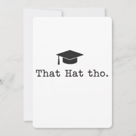 Tarjeta Festiva Esa Gorra, pero divertida familia de amigos gradua