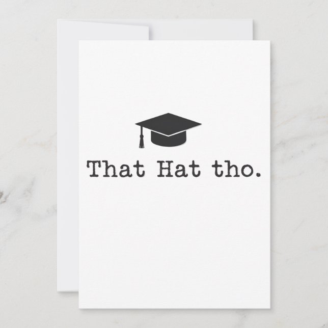 Tarjeta Festiva Esa Gorra, pero divertida familia de amigos gradua (Anverso)