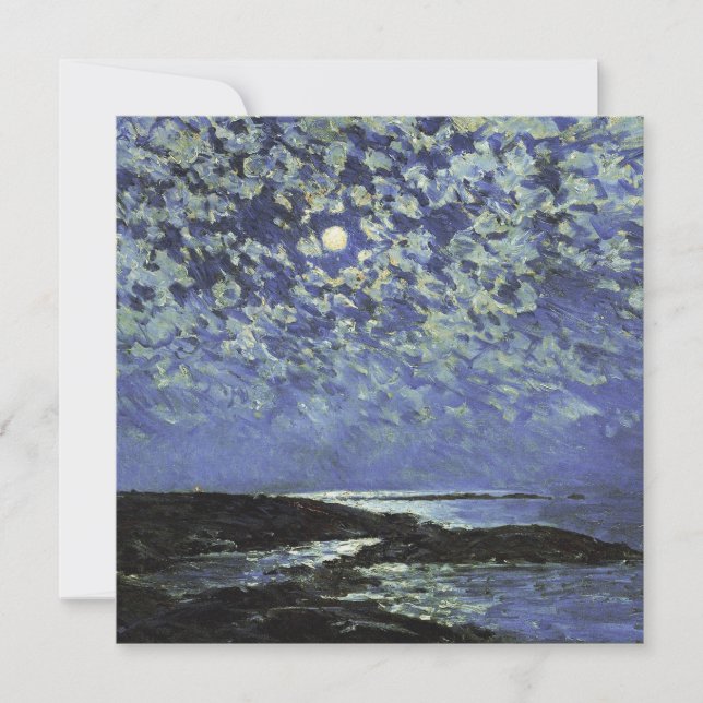 Tarjeta Festiva Escalofríos Hassam - Luna, Isla De Zapatos (Anverso)