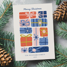 Escandinavo mínimo con regalos coloridos no foto