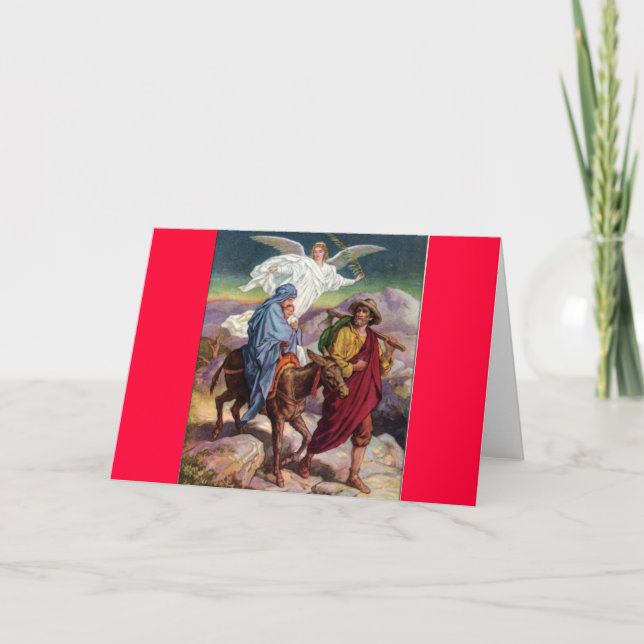 Tarjeta Festiva Escape a Egipto (Anverso)