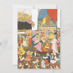 Tarjeta Festiva Escena Clásica de la Natividad – Arte Sagrado Patr