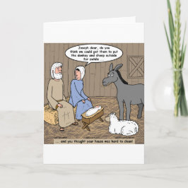 Tarjeta Festiva Escena de la natividad del peligro del pesebre