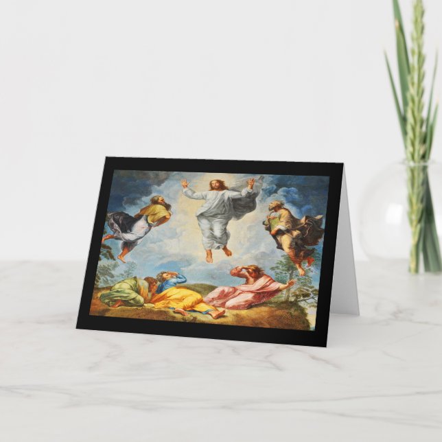 Tarjeta Festiva Escena de la resurrección en el Vaticano, Roma (Anverso)