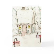 Escena de Navidades festivos