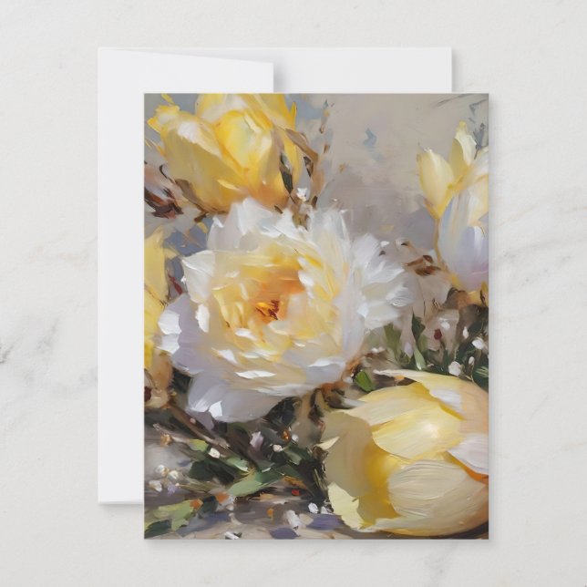 Tarjeta Festiva Escena de Pascua I - Aceites (Anverso)