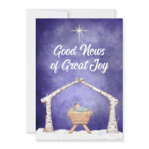 Escena de Pesebre Rústico con Foto en la Parte Tra