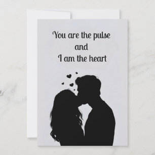 Tarjeta Festiva Escena Romántica del Día de San Valentín – Pareja