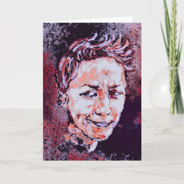 Tarjeta Festiva escéptico (Anverso)