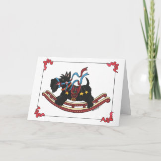 Tarjeta Festiva Escocés del eje de balancín